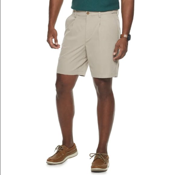 croft & barrow Shorts Mens Croft Barrow Pleatedfront Performance